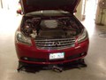 Infiniti M35 2007 Windshield Replacement - Wipers, Cowl, Engine Covers Removed