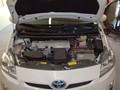 Toyota Prius 2010-2011 Windshield Replaced - view under hood
