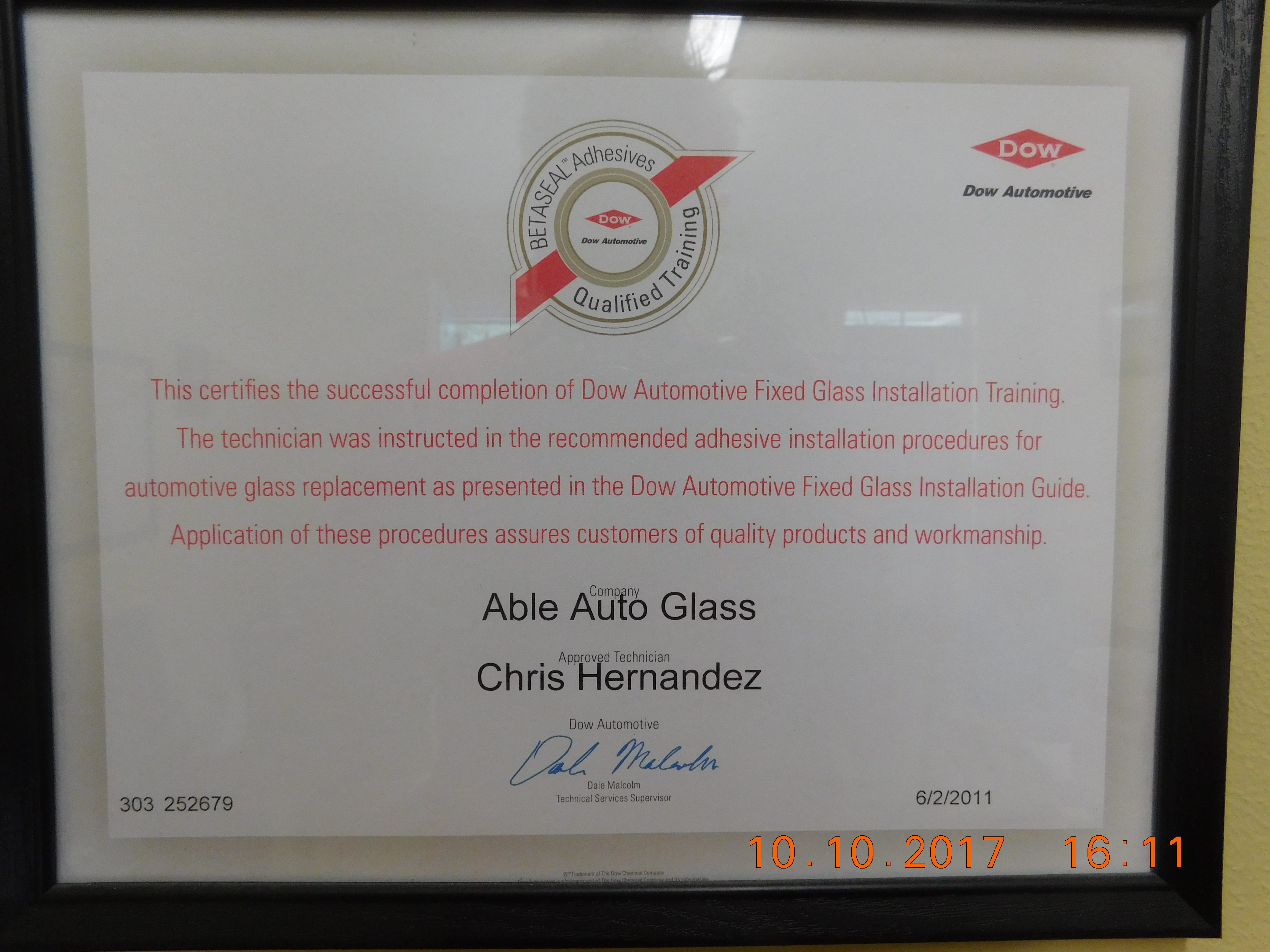 Chris Dow Automotive Certified