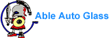 Able Auto Glass in Houston, TX this is our banner at the top left corner of the header.