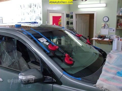 Acura MDX 2007-2010 Windshield-Acoustic Interlayer-Windshield Installed