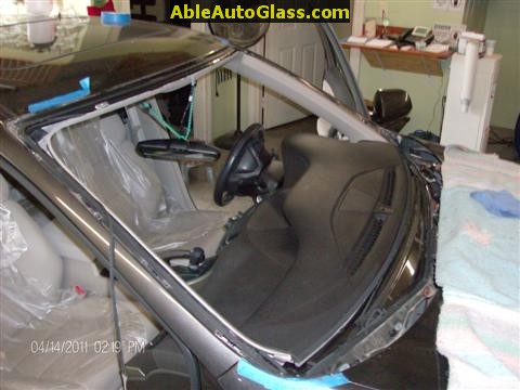 Acura TSX 2009 Windshield Replace - Auto Glass Removed