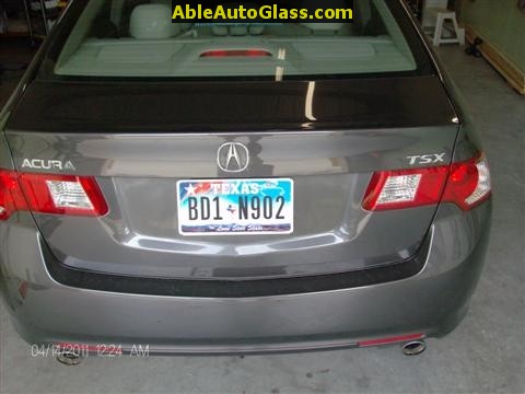 Acura TSX 2009 Windshield Replace - Rear View