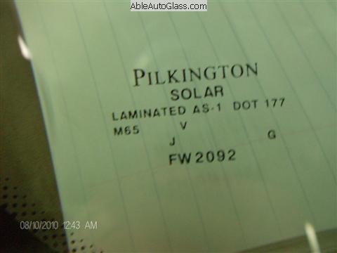 Bug of Pilkington for BMW Made in Mexico