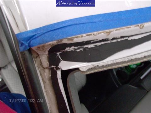 Chevy Express Van 2005-2011 Windshield Replacement-Trimmed and Ready to Clean
