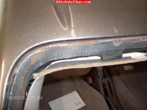 Chevy Prizm 1999 Windshield Opening - Rust - Right Side Top