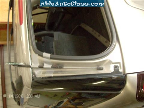 Chevy Trailblazer Back Glass Replacement - Left Shock