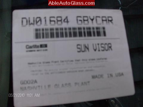 Ford Escape 2010 Fred Loya Windshield Replacement DW01684GBY Brand Carlite