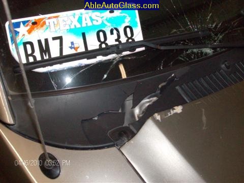Ford Saleen Mustang Convertible 2002 Windshield Replacement - Hood Blew up Broke Cowl and Windshield