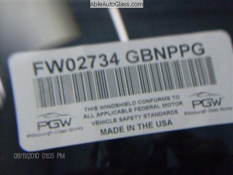 FW02734GBN PPG or PGW Made in USA