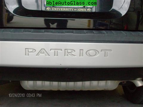 Jeep Patriot 2007-2011 Windshield - Replacement - Rear View
