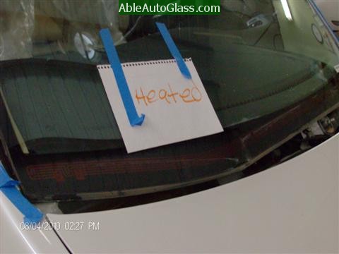 Subaru Tribeca 2008-2011 Windshield Replacement - View of Heating Elements