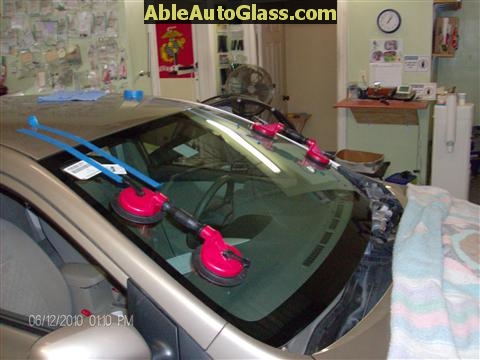 Toyota Corolla 2009-2011 Acoustic Windshield - installed with two people