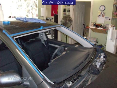 Toyota Matrix Windshield Replaced 2009-2011 - auto glass removed