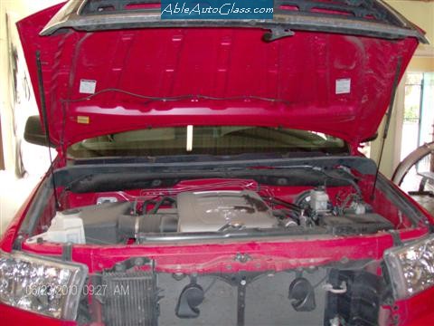 Toyota Tundra 2007-2011 Ext Red Under Hood