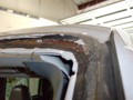 Ford F250 Windshield Opening - Rust - Top Looking from Side