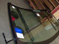Ford Mustang 2000 Front Windshield Replacement -  Rear View Mirror and Sticker install on New Auto Glass