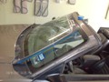 Ford Saleen Mustang Convertible 2002 Windshield Replacement - A-pillar molding removed