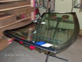 Ford Saleen Mustang Convertible 2002 Windshield Replacement - Transfer Stickers, Mirror and Install Suction Cups
