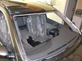Honda Accord 2010 Front Windshield Replacement - Full View of Primmed Pinchweld