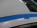 Hyundai Genesis 2011 Windshield - View of Blue Tape to Protect Paint