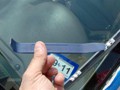 Hyundai Genesis 2011 Windshield Replace - View of Blue Bar