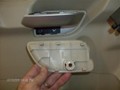 Infinit QX56 2008 Front Left Door Glass Laminated - latch cover removed
