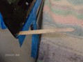 Jeep Wrangler 2009 Windshield Replacement OEM Mopar - Wooden Stick Used For Guide