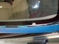 Lexus IS250 2010 Windshield Replacement - blue clips lower right