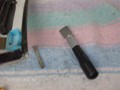 Toyota FJ Cruiser 07-10 Windshield Replacement Stubby Knife Used to Trim Old Seal