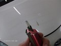 Toyota Prius 2010-2011 Windshield Replaced - view of paint protector blade