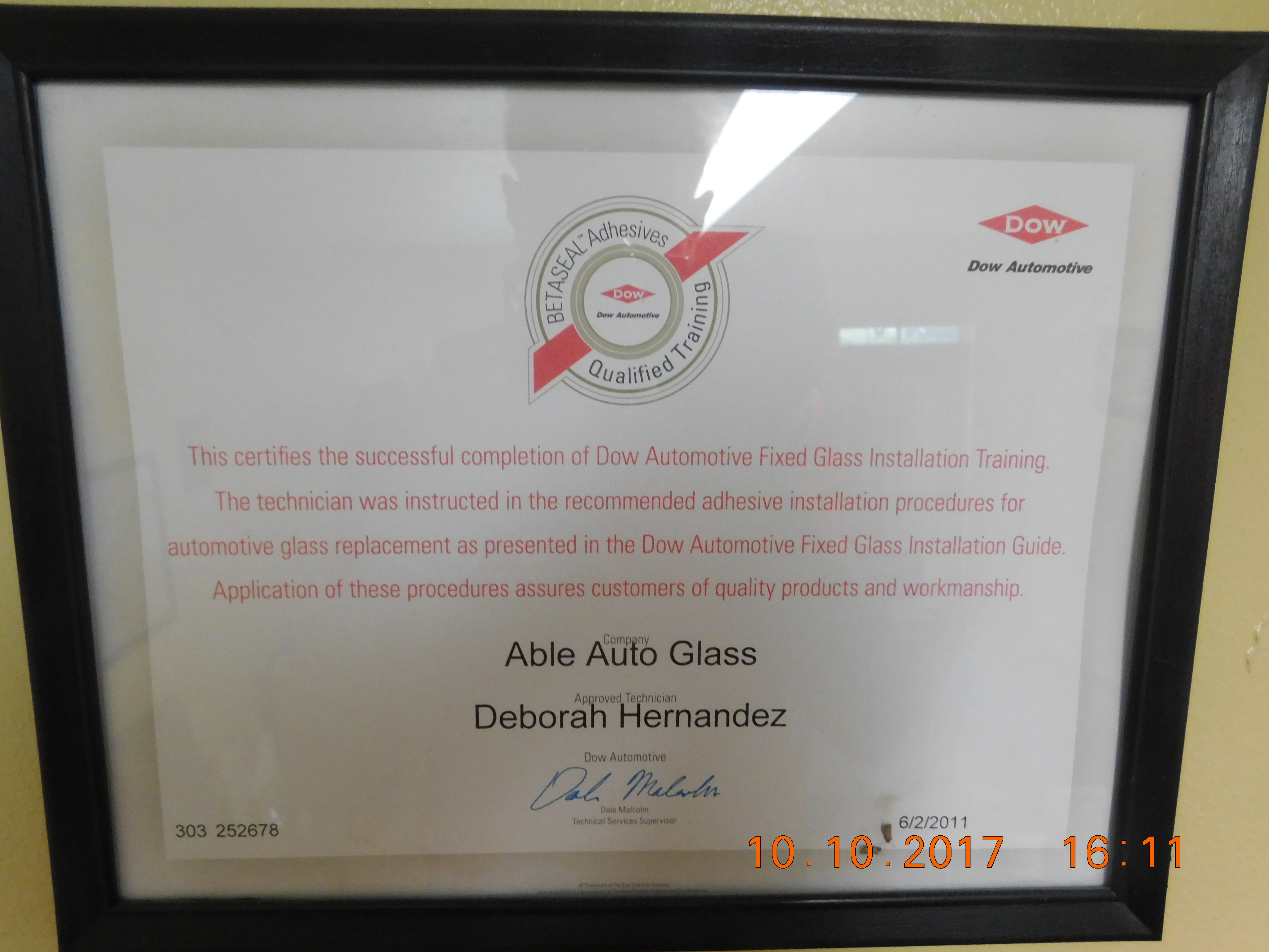Deborah Dow Automotive Certified